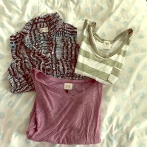Bundle of 3 - Pacsun Tank tops and Tee